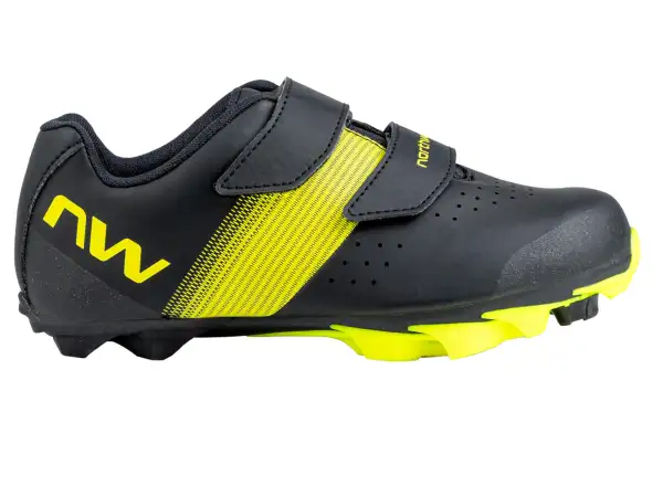 Northwave Hammer Junior dětské XC tretry Black/Yellow Fluo