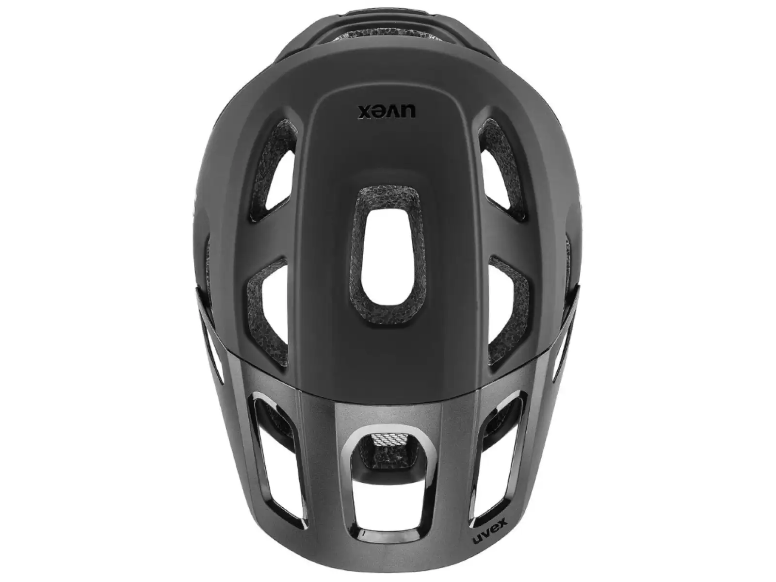 Uvex React MTB přilba Black Matt