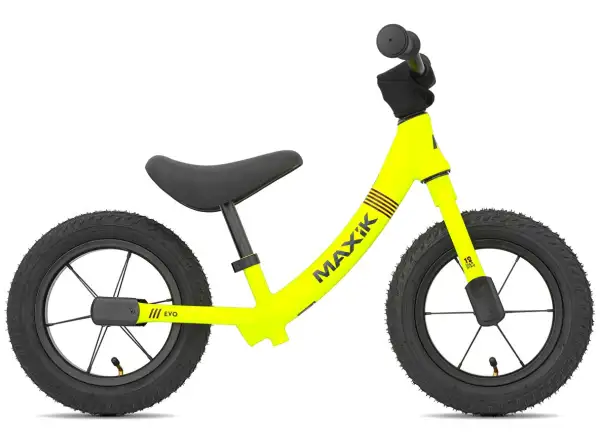 odrážedlo MAXÍK Evo Lite fluo žlutá/fialová