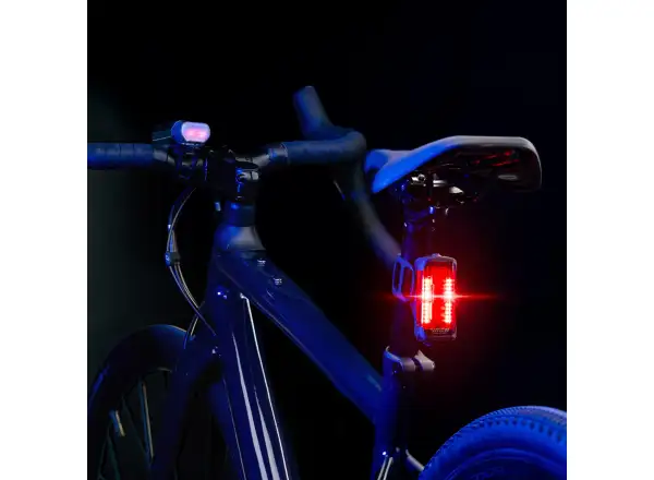 Lezyne Radar React StVZO System přední a zadní světlo Black