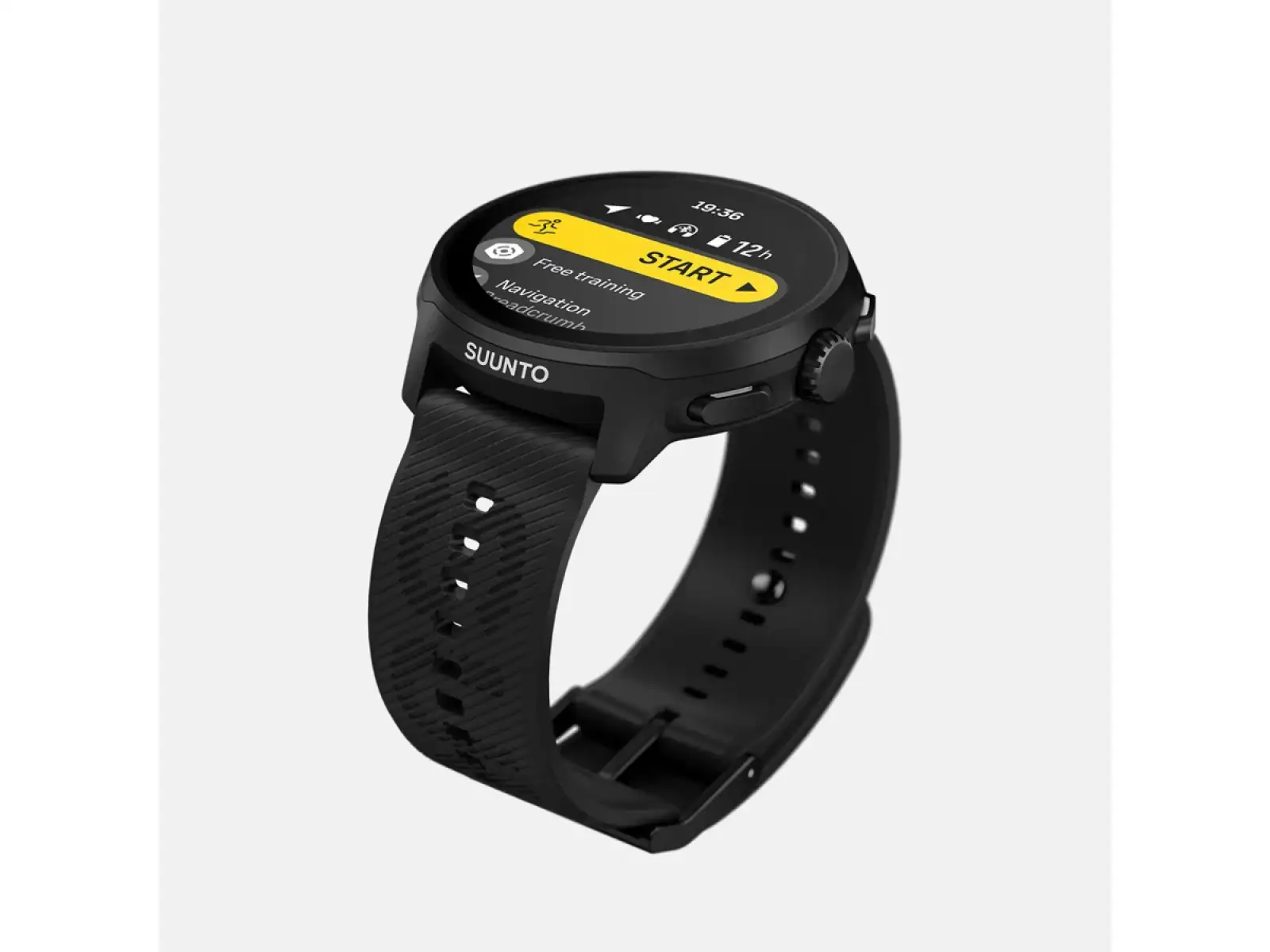 Suunto Run chytré hodinky silikonový pásek All Black