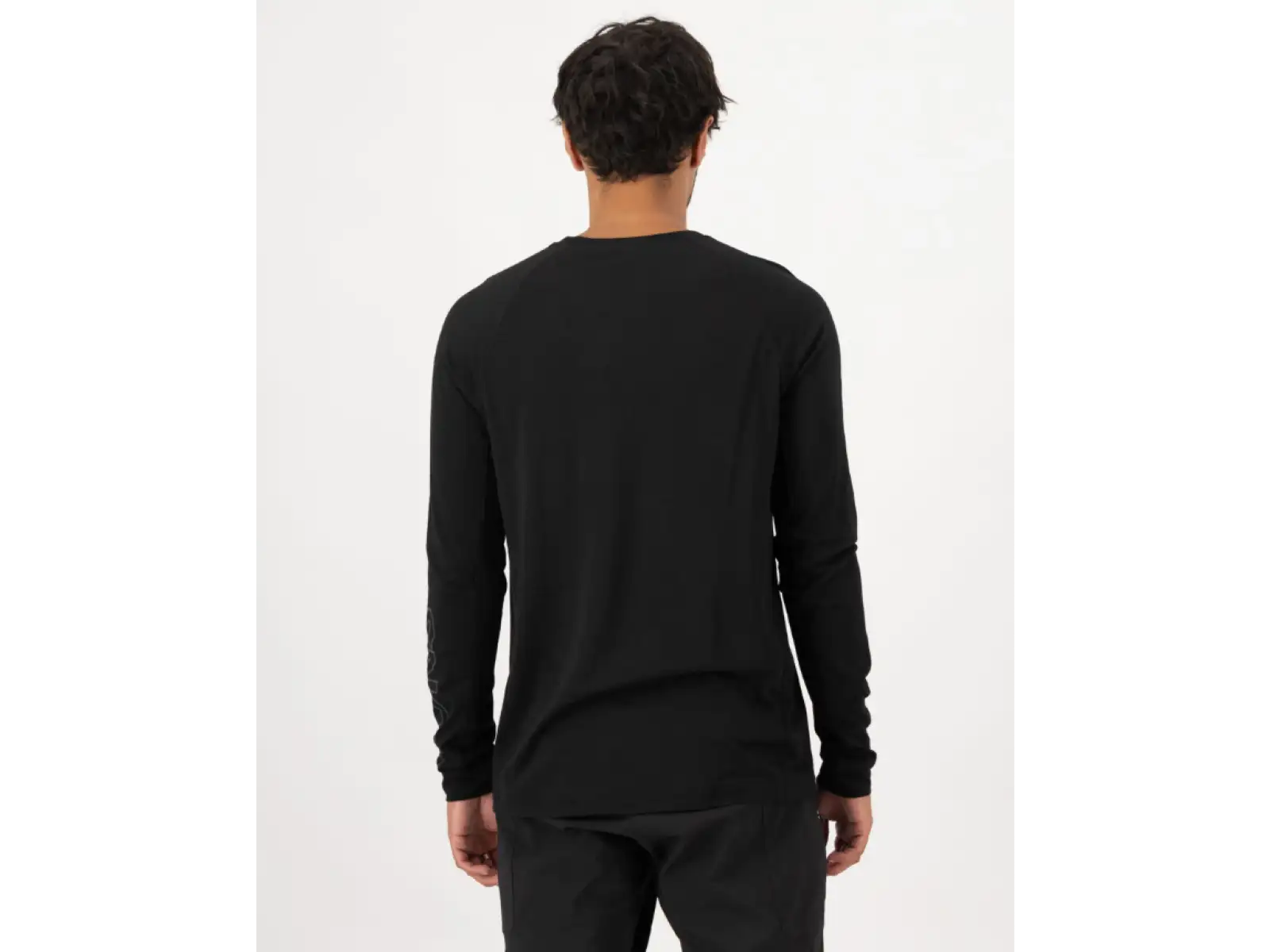 Mons Royale Tarn Merino pánské triko dlouhý rukáv 9 Iron/Black
