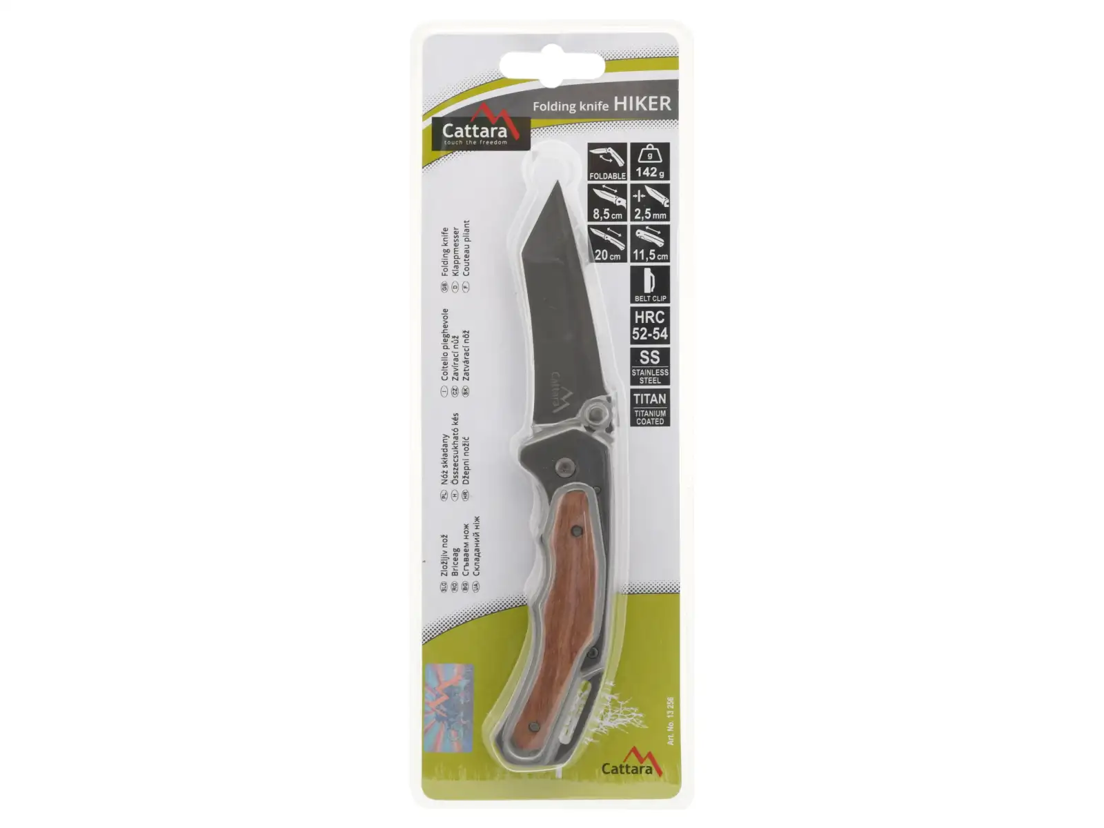 Cattara Hiker zavírací nůž s pojistkou 20cm