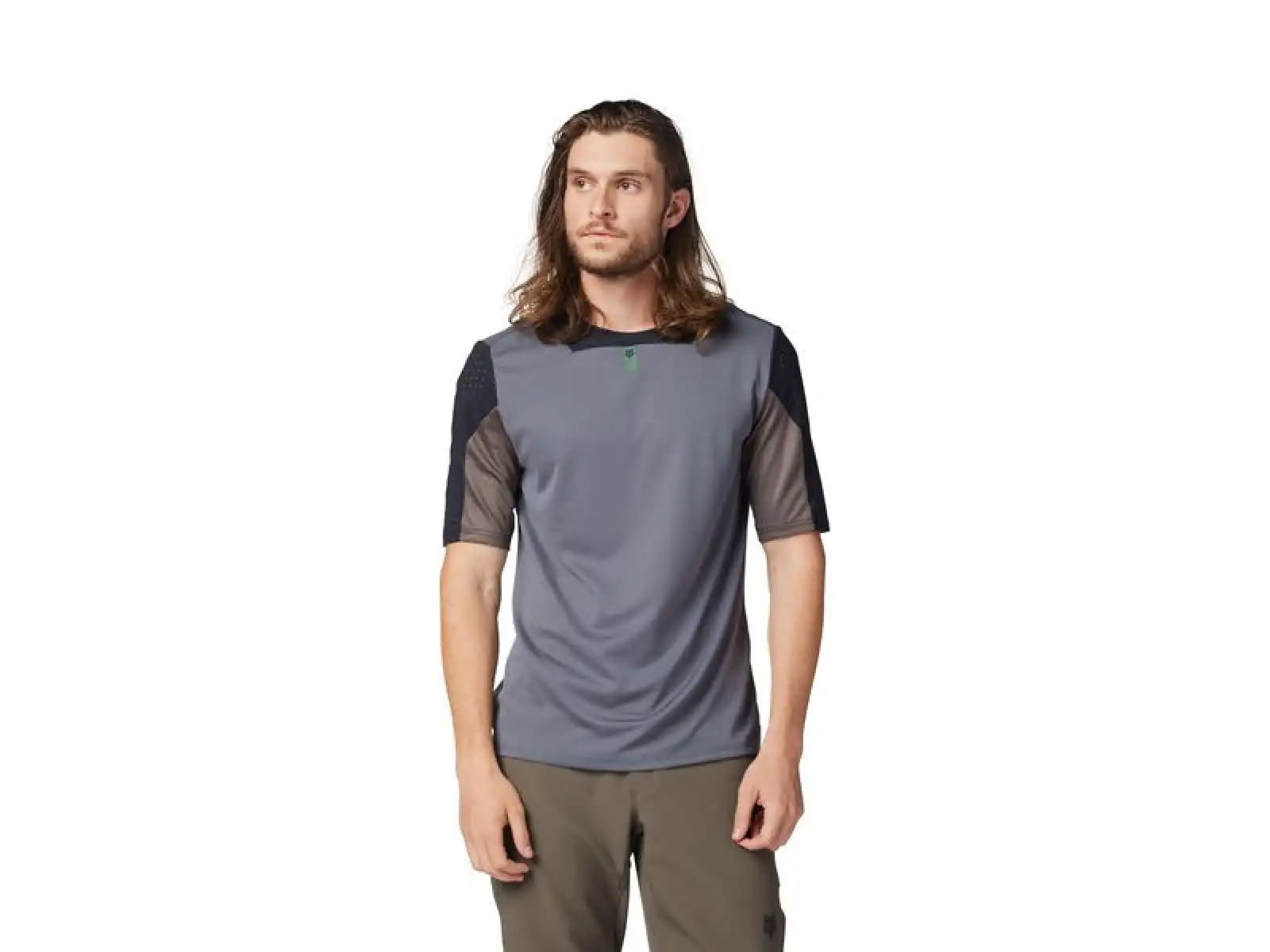 Fox Defend pánský dres krátký rukáv Graphite