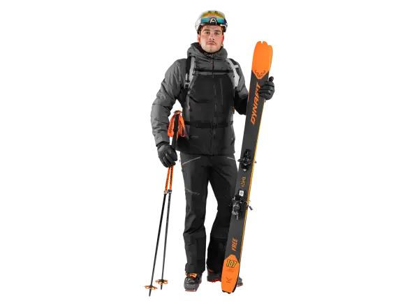 Dynafit Free Infinium Hybrid pánské kalhoty s laclem Black out
