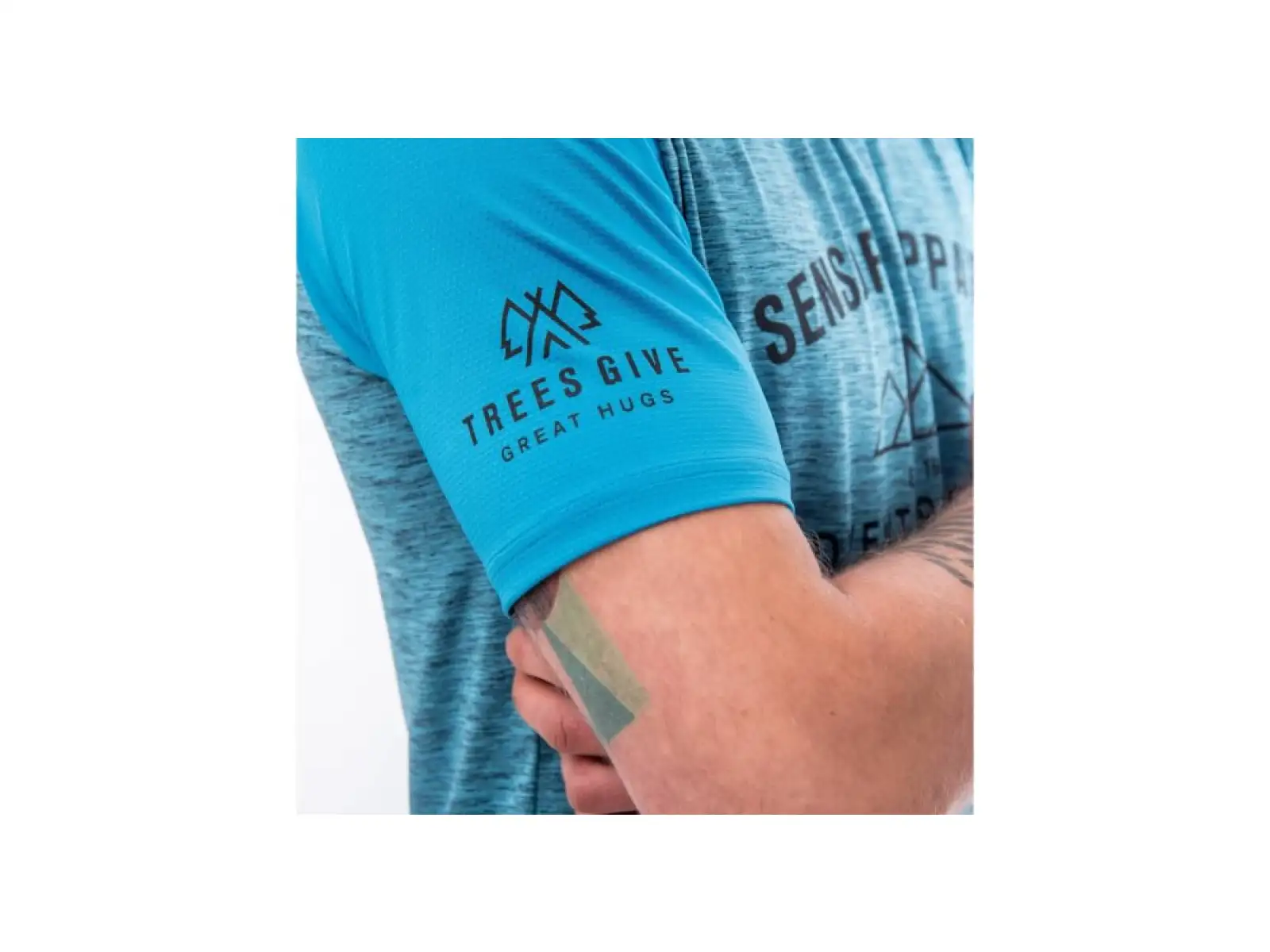 Sensor Charger pánský dres krátký rukáv modrá