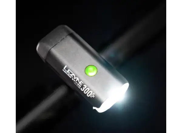 Lezyne Micro StVZO 300+ přední světlo Front Satin black