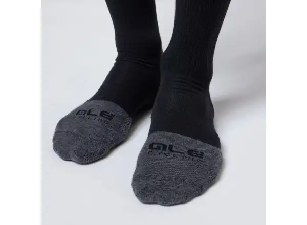 Alé Accessori Primaloft Merino cyklistické ponožky Black