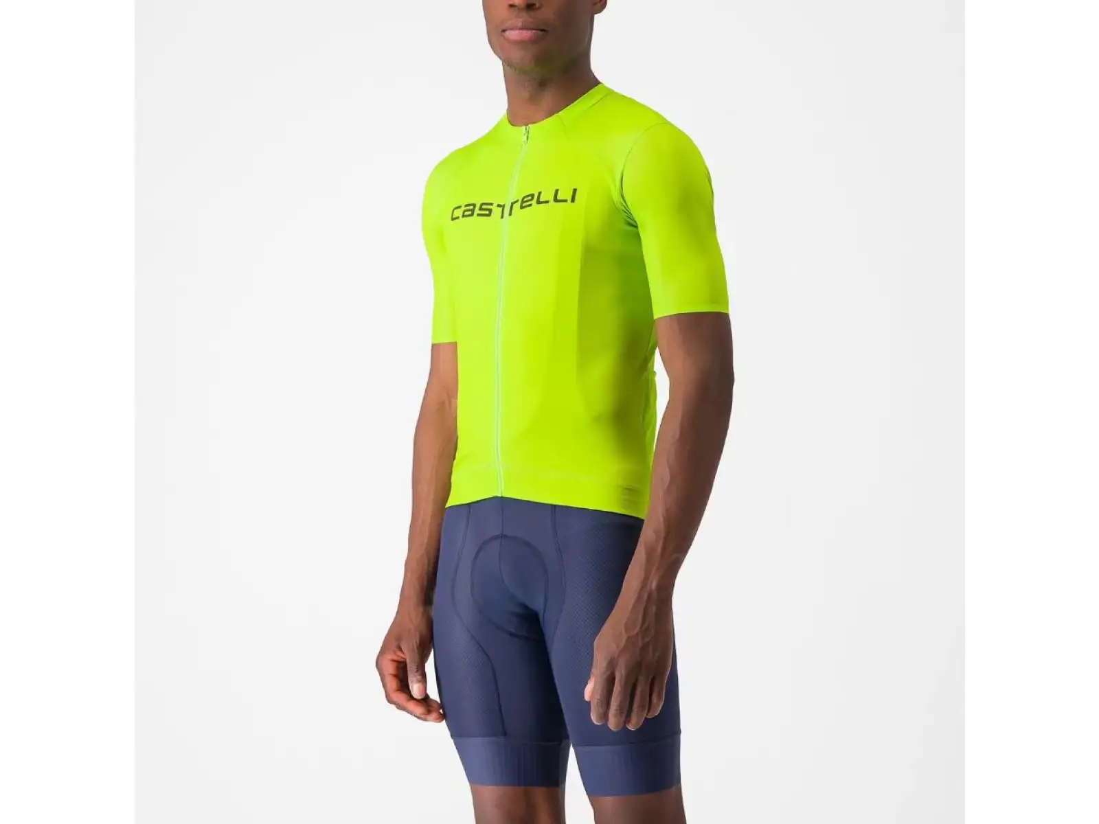 Castelli Elements pánský dres krátký rukáv Electric Lime