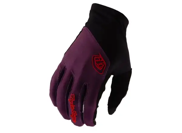 Troy Lee Designs Flowline Mono cyklistické rukavice Sangria