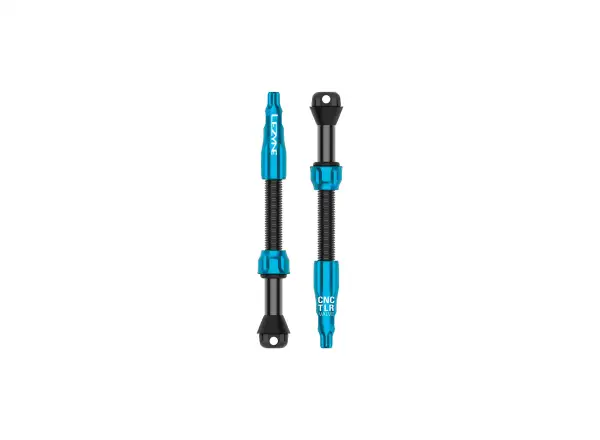 Lezyne CNC Pro bezdušové ventilky 60mm Blue