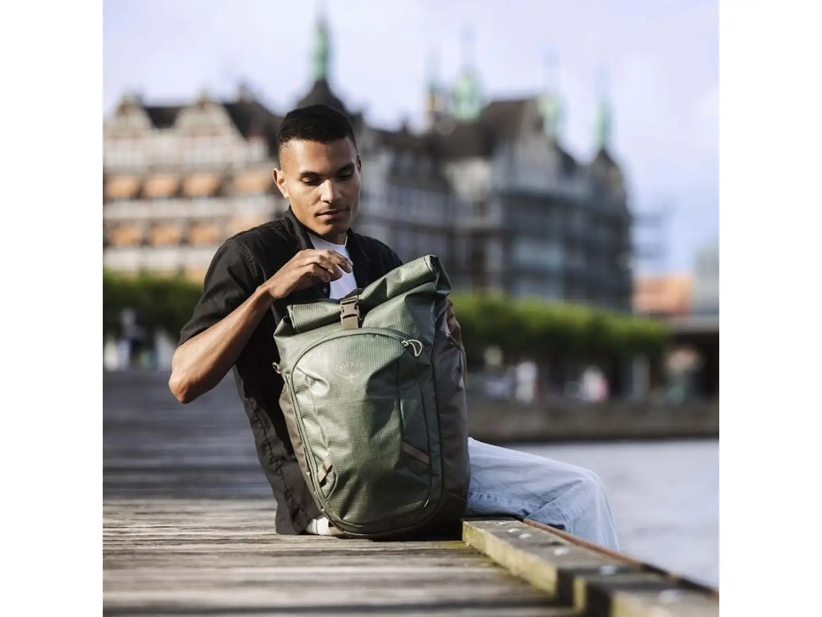 Skladem Novinka Osprey Transporter Roll Top batoh Pine Leaf
