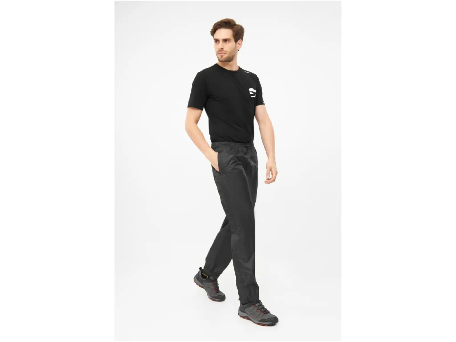 Viking Active Line Rainier pánské celorozepínací kalhoty Black