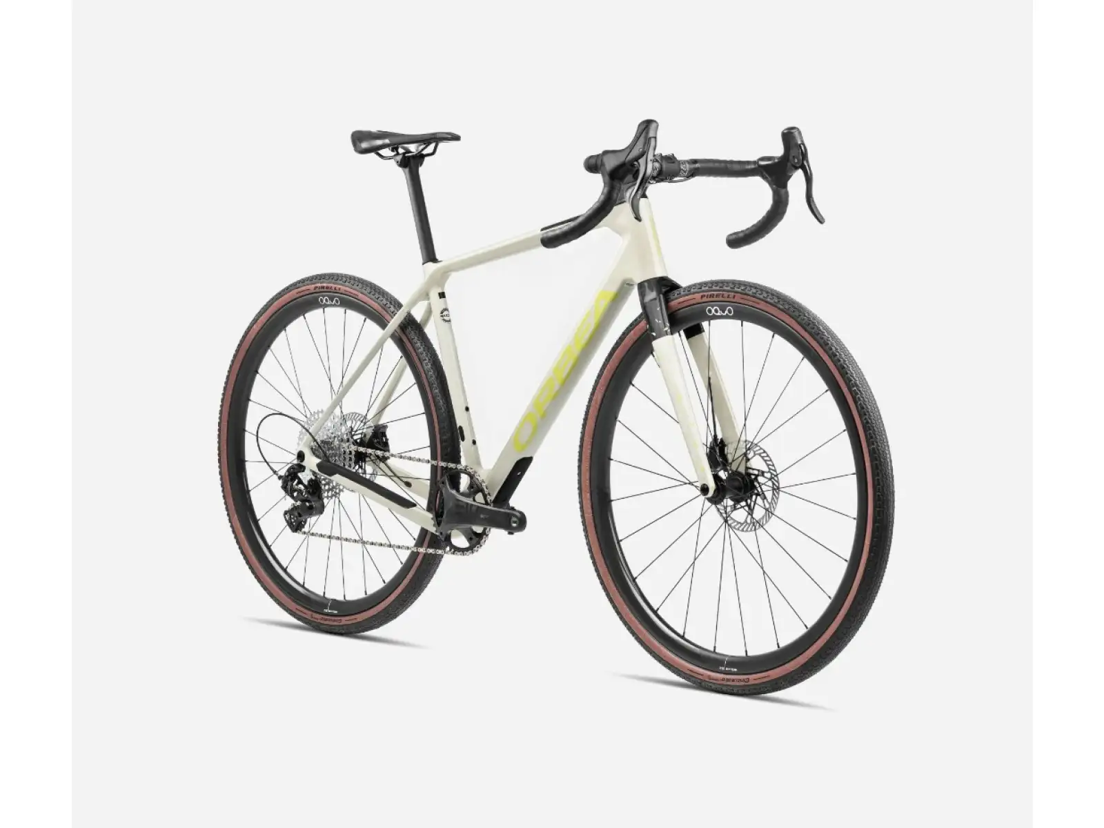 Orbea Terra M21eTEAM 1X gravel kolo Ivory White/Spicy Lime