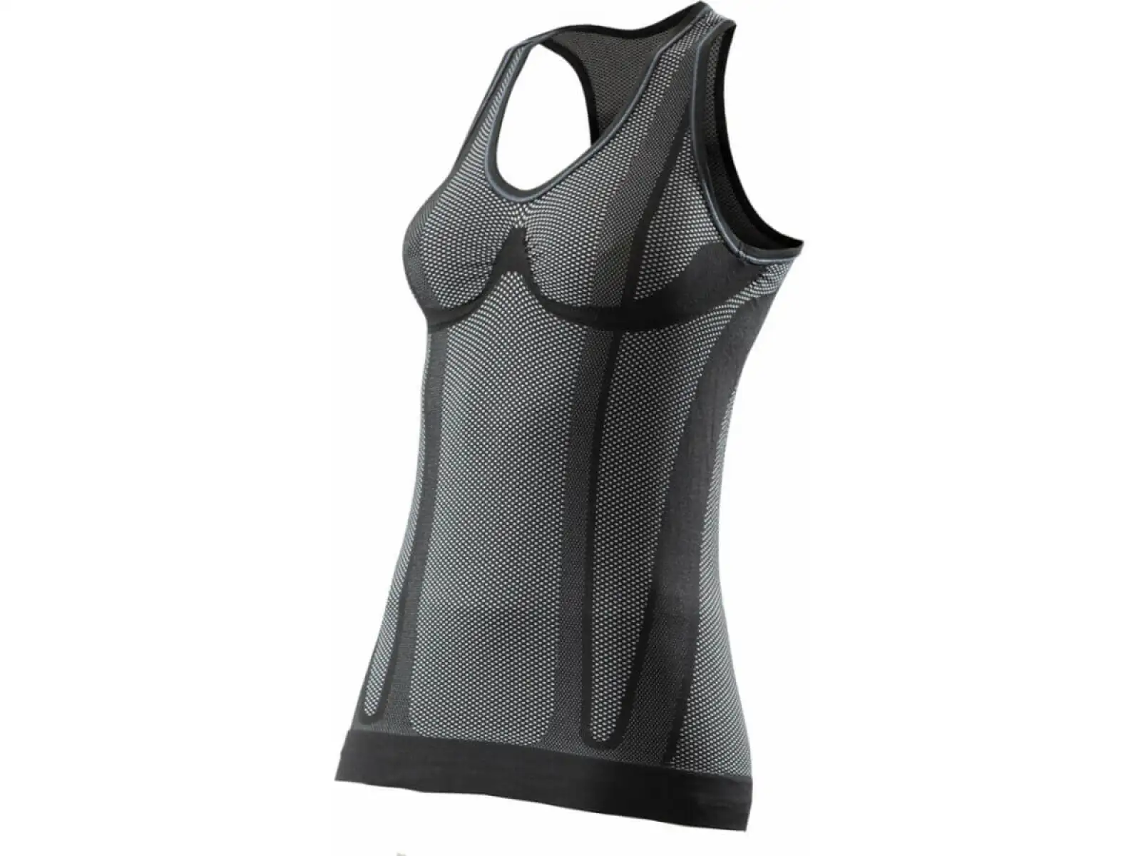 SIXS SMG dámské triko bez rukávů carbon černá