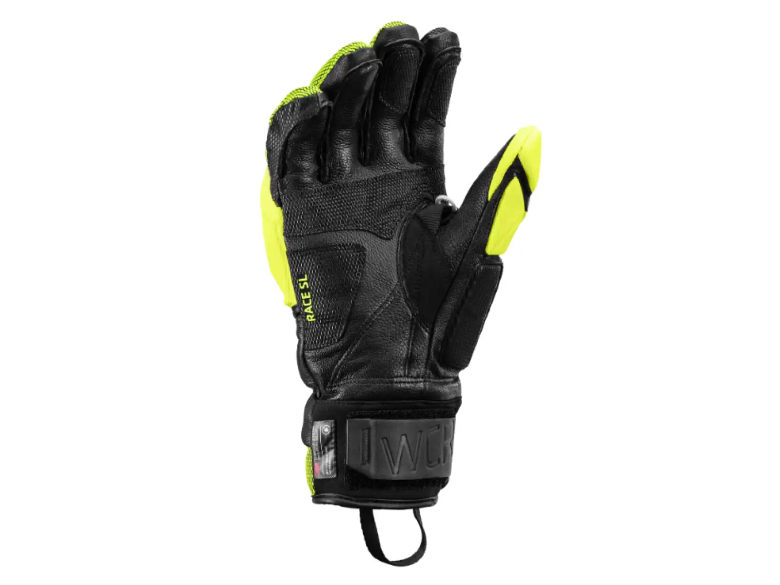 Leki WCR Venom SL 3D závodní rukavice Black-Ice Lemon