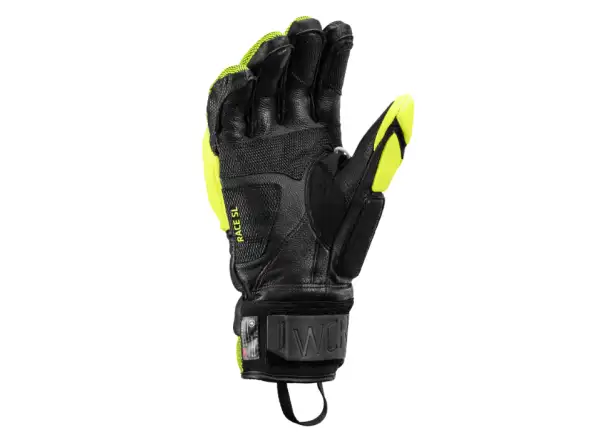 Leki WCR Venom SL 3D závodní rukavice Black-Ice Lemon