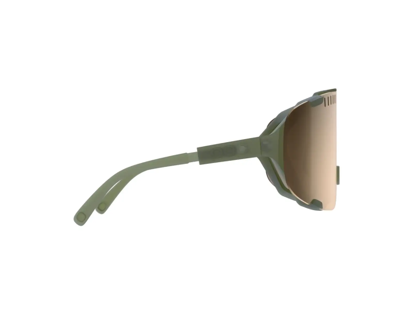 POC Devour cyklistické brýle Epidote Green/Translucent Brown Silver