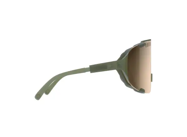 POC Devour cyklistické brýle Epidote Green/Translucent Brown Silver
