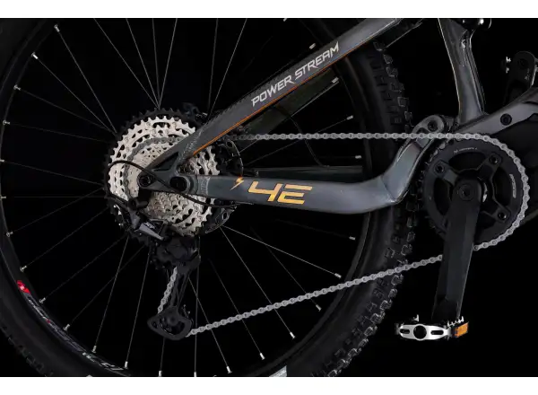 4EVER Powerstream Pro celoodpružené elektrokolo Chameleon/Bronze