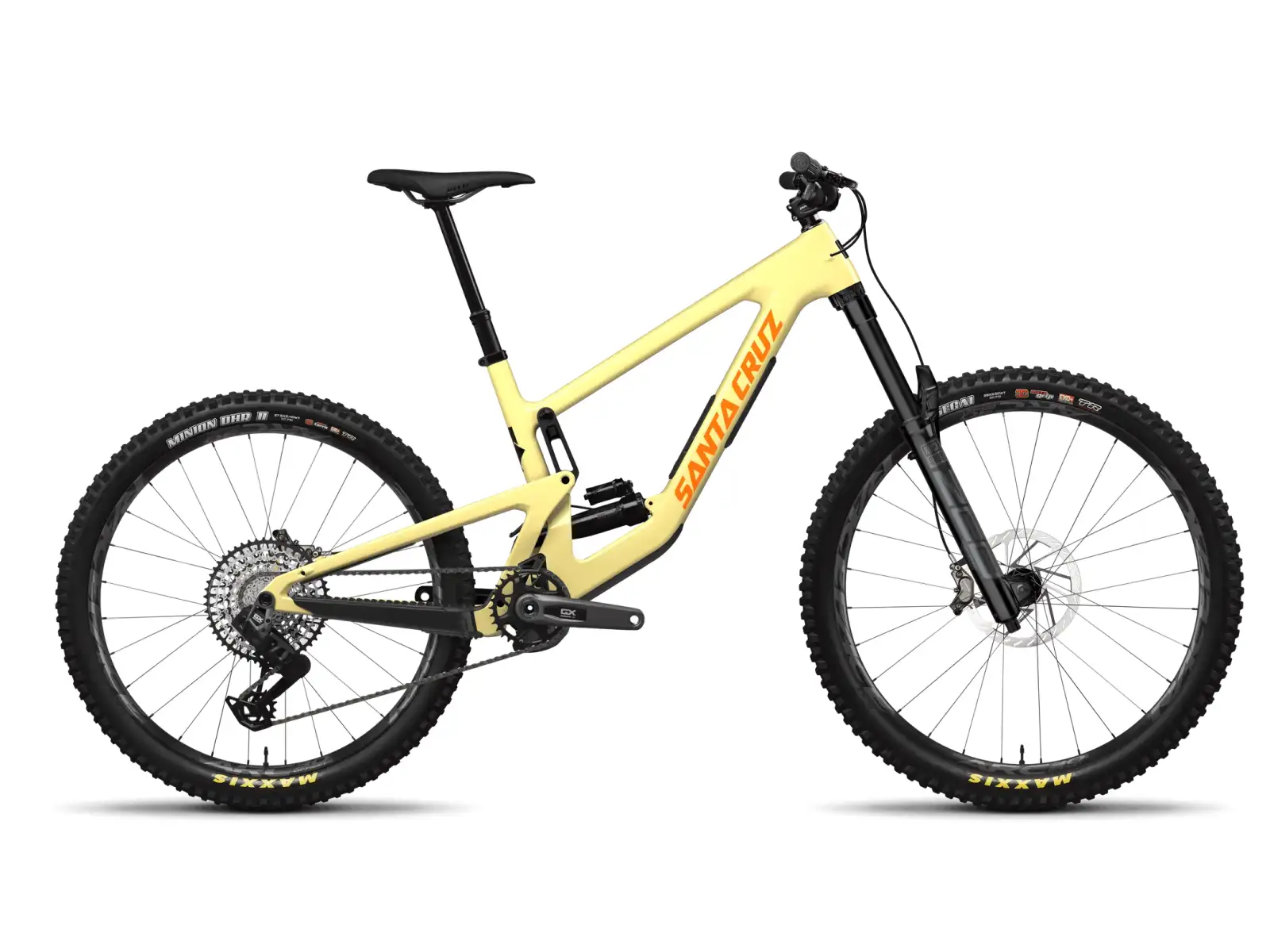 Santa Cruz Nomad 6 C MX GX1 AXS celoodpružené kolo Gloss Marigold Yellow
