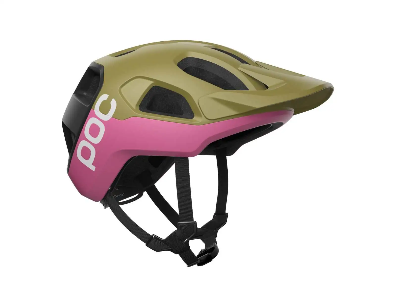POC Cularis přilba Olivine Green Matt/Thulite Pink Matt