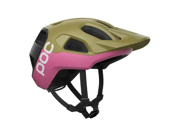 POC Cularis přilba Olivine Green Matt/Thulite Pink Matt